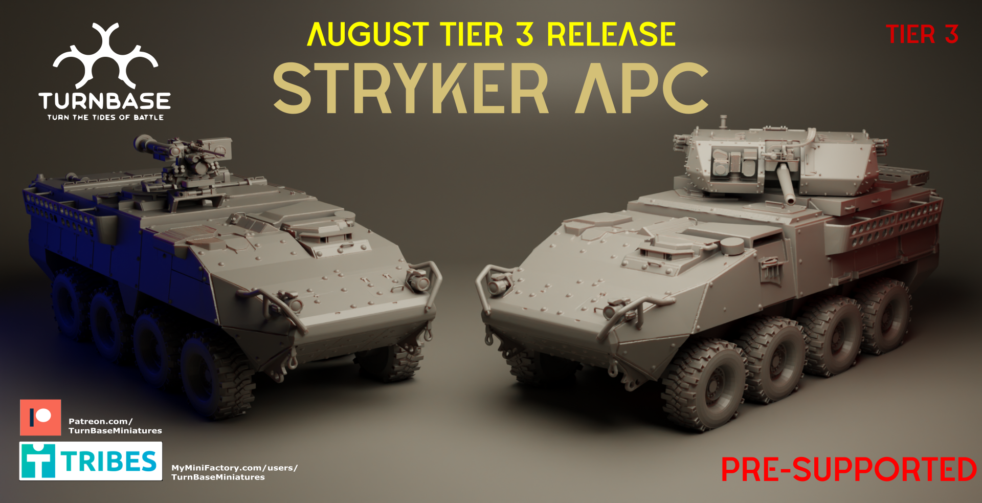 Turnbase Miniatures: Stryker APC